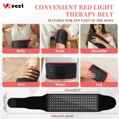 Heated Light Therapy Belt for Waist & Back Image 3