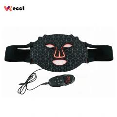 WECCT Red Light Therapy Face Mask, 60 LEDs Facial Mask with 660nm & 850nm for Skincare & Beauty Image 1