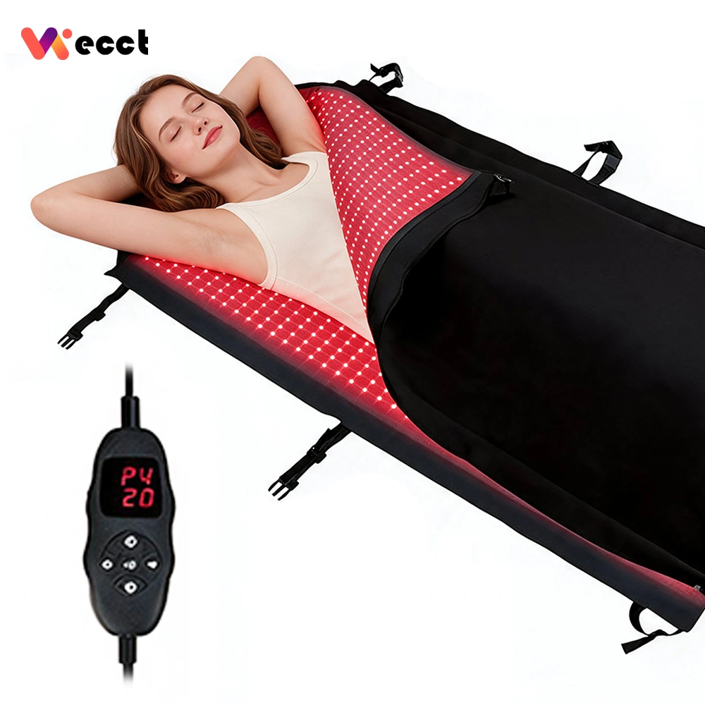 WECCT Full Body Red Light Therapy Blanket, 2570 LEDs, 660nm & 850nm for Muscle Recovery & Relaxation Image 1