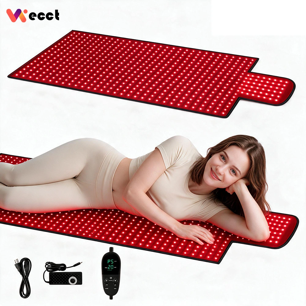 WECCT Full Body Red Light Therapy Pad, 770 LEDs, 660nm & 850nm for Muscle & Joint Recovery Image 1