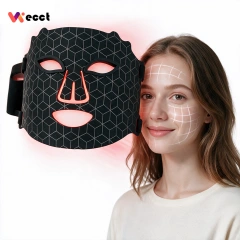 WECCT Red Light Therapy Face Mask, 60 LEDs Facial Mask with 660nm & 850nm for Skincare & Beauty Image 3